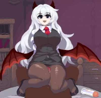 Koakuma thighjob - art by takorin