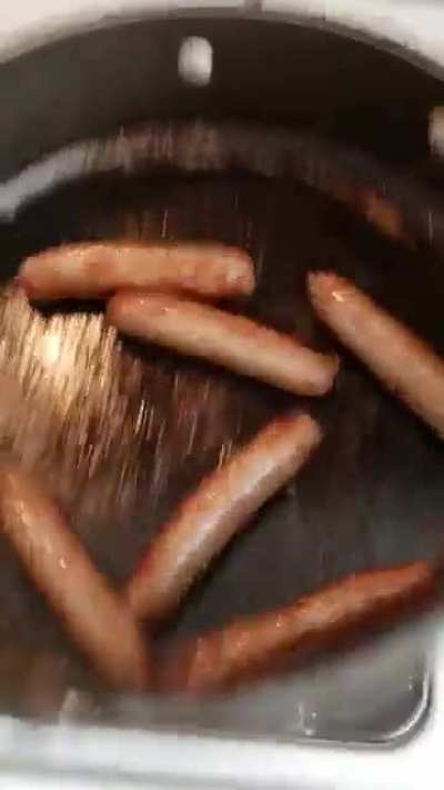 Scared sausages