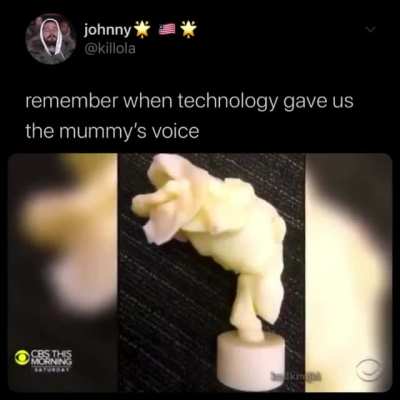 It's amazing what modern technology allows us to do