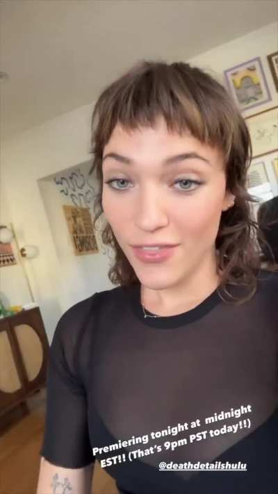 Announcing the release of her new show "Death and Other Details" (IG Jan 15 2024)
