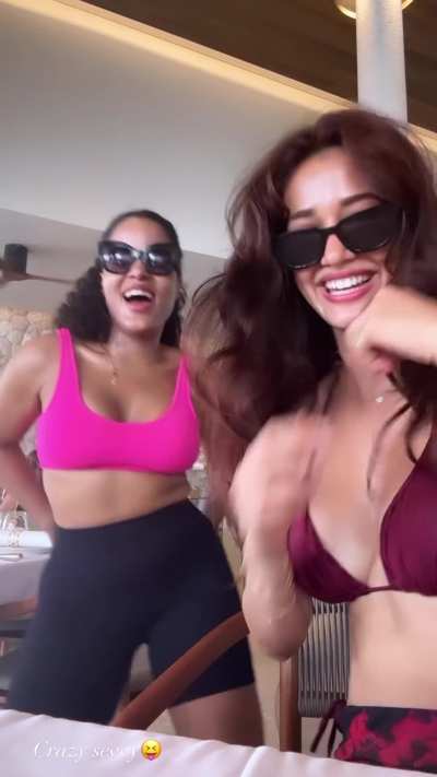 Disha Patani big milky boobs in that hot bikini