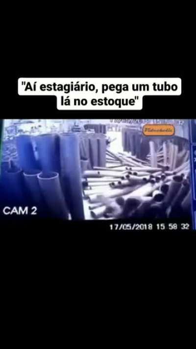 Lascou estagi&aacute;rio....