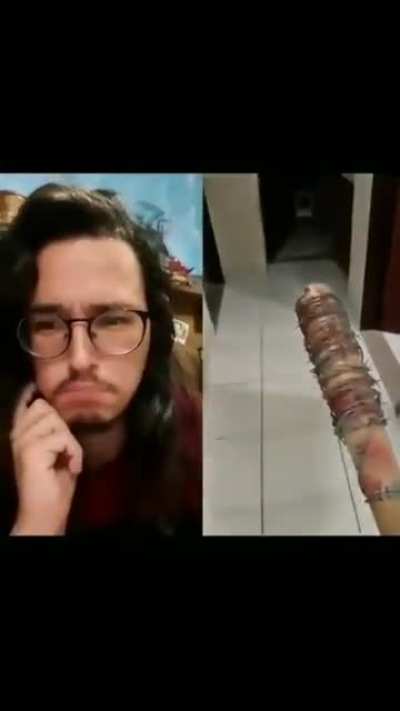 Whats he doing with the ba.. uh oh