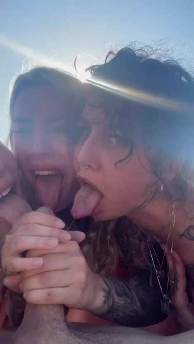 Nothing like some cum in the sun