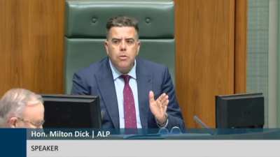 First question of the year. Never seen such low energy from the opposition