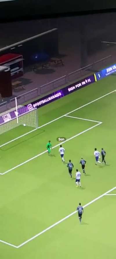 Did my U23 goalie just slap Son for scoring against him?