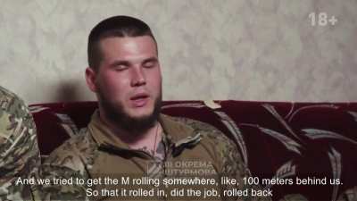 I bent down to him and saw a grenade pin, &ndash; the fighters of the 3rd SABr comment about assault. Part 1, eng sub