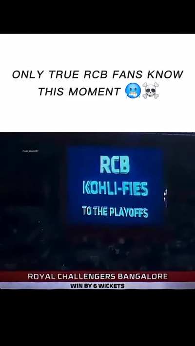 KOHLI's Contribution to RCB's success is unmatchable