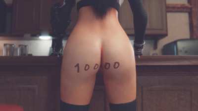 Tifa thanking her 100k followers (lvl3toaster) [Final Fantasy]
