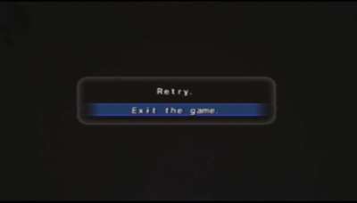 Yakuza 1 beta game over screen