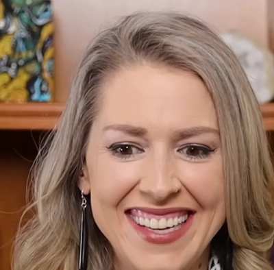 Abby Martin's smile