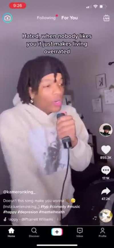 Because I&rsquo;m Suicidal! Found this excellent cover on Tik Tok. CR: @kameronking_