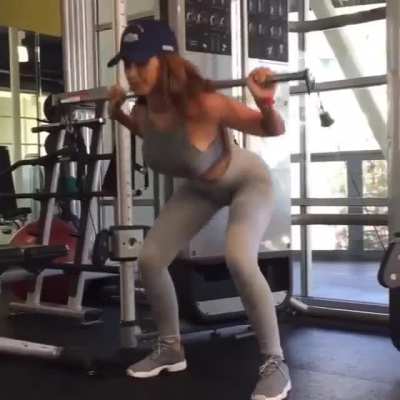 Her working out