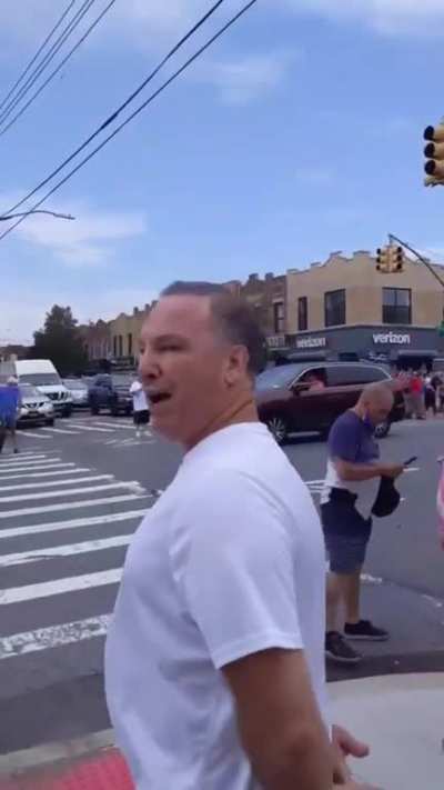 Earlier today, in Dyker Heights.