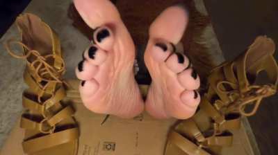 My sandal feet