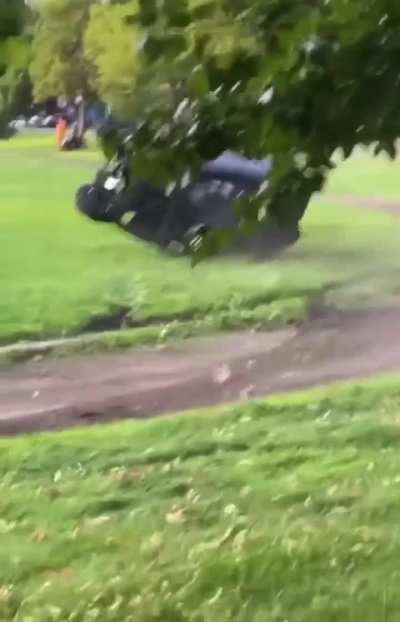 Wear a seat belt if you're going to fool around