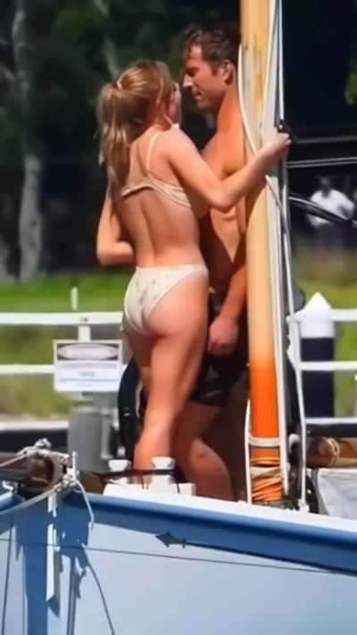 Sydney Sweeney behind the scenes of her new movie