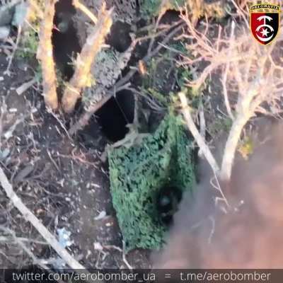 Russian soldier kills comrade after drone-dropped grenade wounds him. Video by 30th Mechanized Brigade