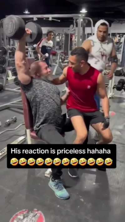 He just needed some support