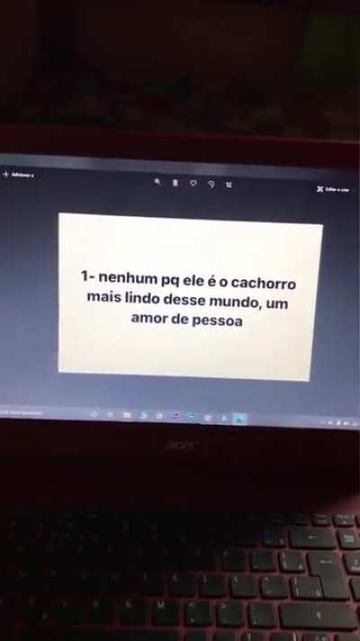 Eu acho que ele n&atilde;o gostou muito
