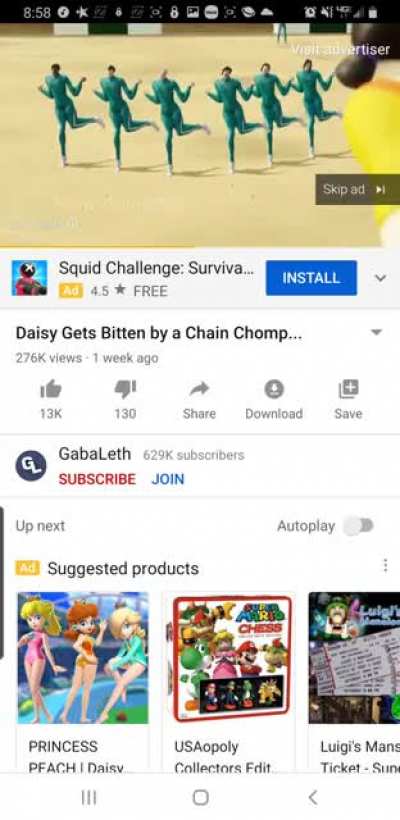 Blursed_Mobile youtube ads