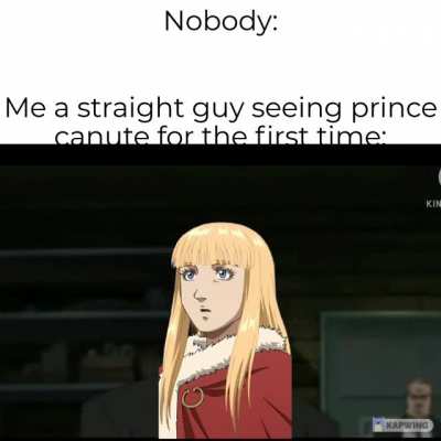 [Anime] Canute is a very beautiful boy