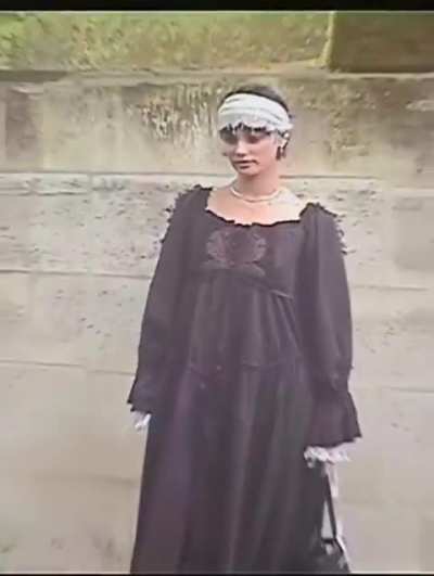 Glammed up for Ann Demeulemeester Fashion Show as part of Spring/Summer 2026 Paris Fashion Week - IG October 2025 II