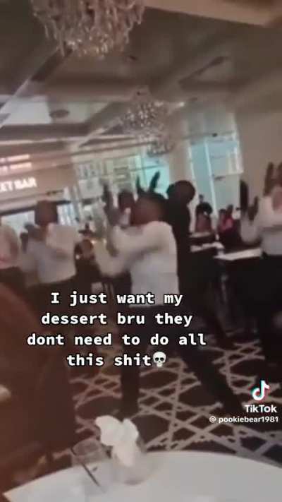 Blueryai in his 5 star restaurant