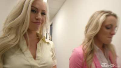 Angela white, lyra law, and kate kennedy caught having office sex