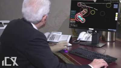 Who knew the Italian President was such a good osu player