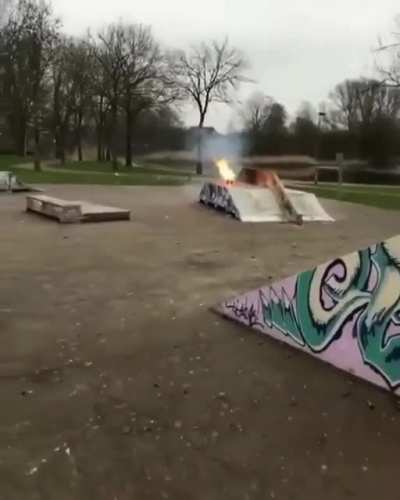 Fuck You delivered via firecracker