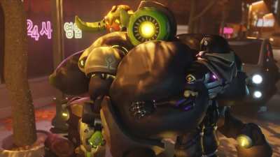 "My heart is strong, and my pussy is wet" - Orisa celebrating New Years with Ramattra 