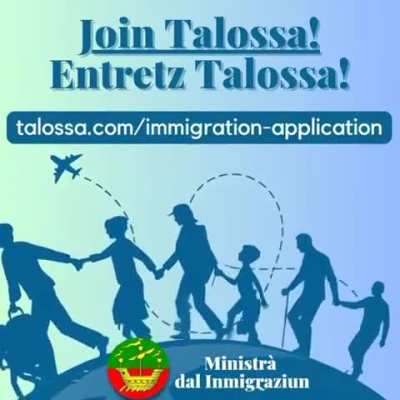 Why not becoming a Talossan citizen and participate in our ongoing social adventure?