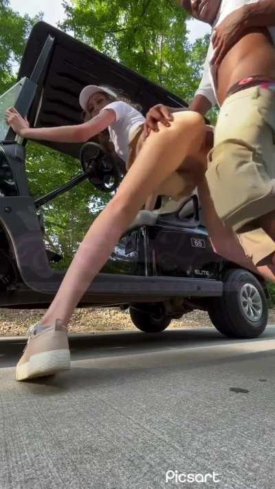 Driver up the fairway