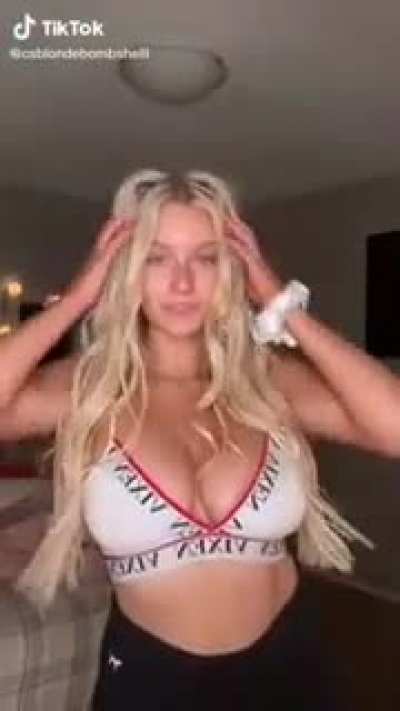 Crazy hot blonde