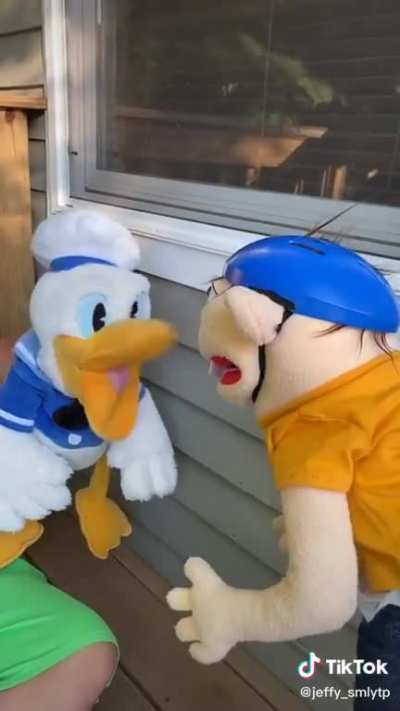 Jeffy Meets Donald!