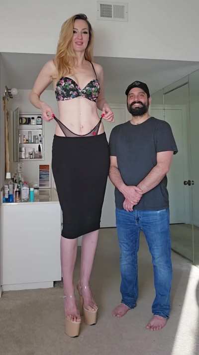What do you think our height difference is?