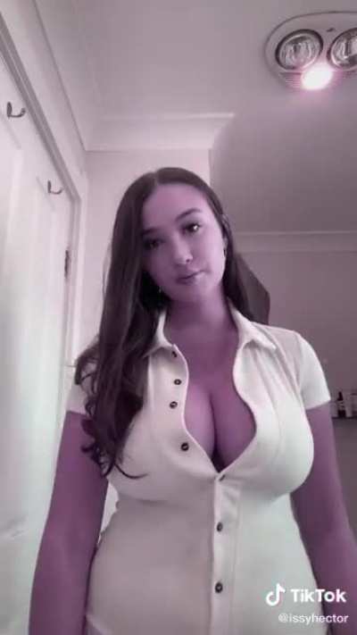 Too busty to hide