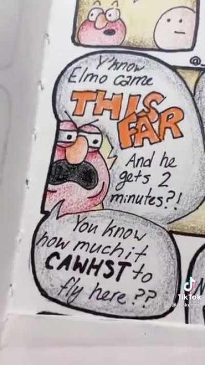 Elmo&rsquo;s got 2 minutes