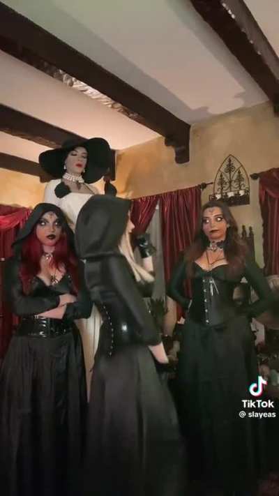 Lady Dimitrescu and her daughters 