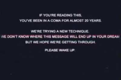 Please wake up, we miss you...