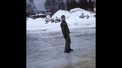 n&aring;r det er glatt men du elsker landet ditt
