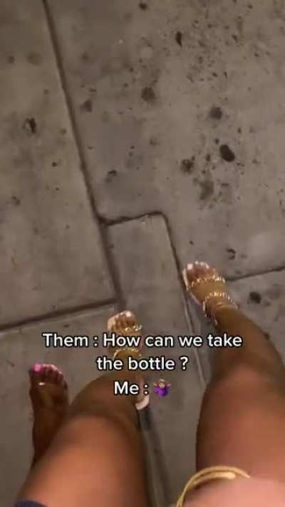 The hidden bottle... Hmmmmm