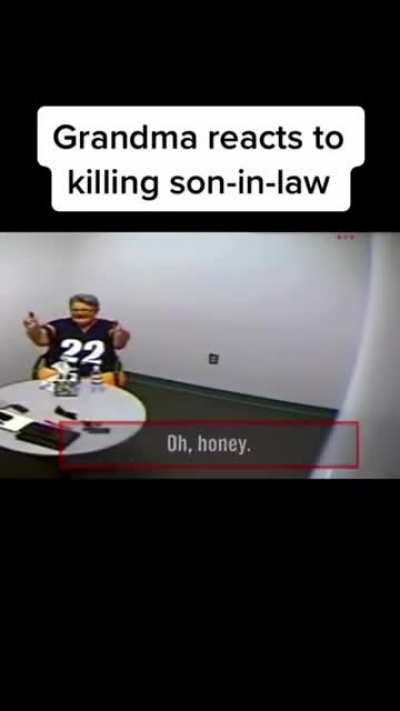 Grandma reacts to killing son in law