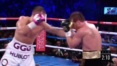 Canelo's ability to counter off the front foot.