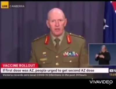 Australia taking further steps to minimize "vaccine hesitancy". They've employed the military!
