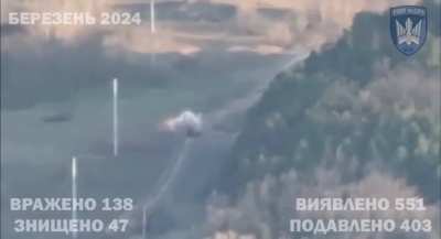 March report of the work of Ukrainian Magyar Birds on Russian troops