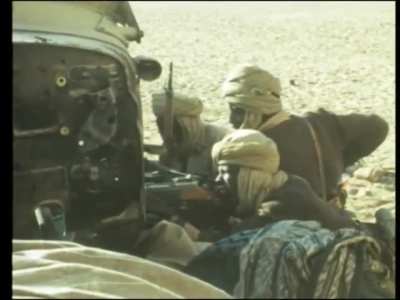 CHAD 1970 AMBUSHED REBELS / EMBEDDED FRENCH JOURNALIST