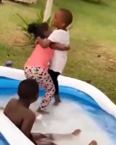 Hitting a girl