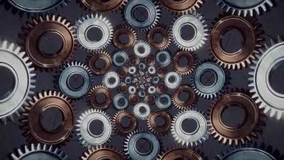 Endochronism - Infinite gears (Inspired by M C Escher)